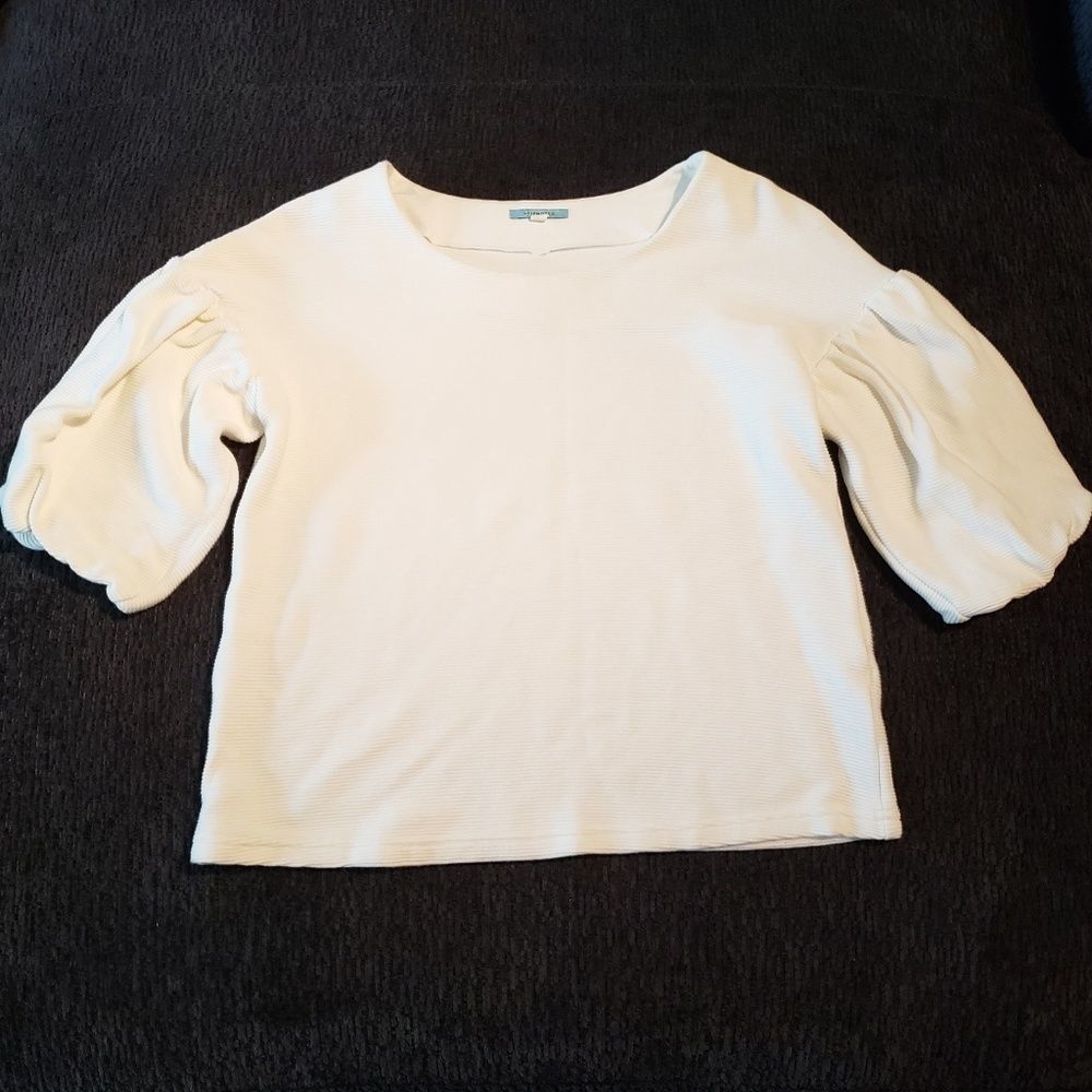 ANTHRO- Leifnotes 3/4 Sleeve TOP